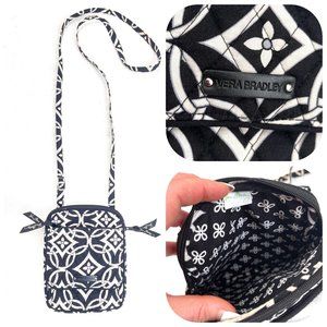 Vera Bradley Messenger Bag Black & White